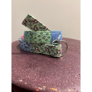 Vineyard Vines Patchwork Classic D-Ring Belt